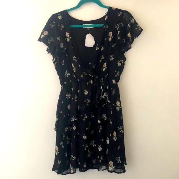 altar'd state black floral dress Altar'd State Quinn Floral Midi Dress at Hamilton Place in Chattanooga, TN